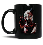 Terrifier 2 Fan Art Classic Black Coffee Mug, Gift Coffee Mug