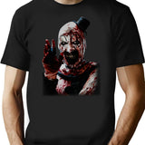 Terrifier 2 Fan Art Classic Premium Heavyweight Cotton T-Shirt - Black