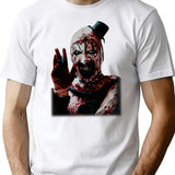 Terrifier 2 Fan Art Classic Premium Heavyweight Cotton T-Shirt - White