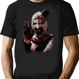 Terrifier 2 Fan Art T-Shirt for Men & Women, T-Shirts Graphic Tee - Black