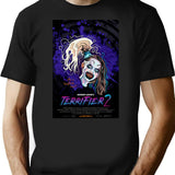 Terrifier 2 Little Pale Girl Art The Clown Alternative Horror Movie Poster T-Shirt for Men & Women, T-Shirts Graphic Tee - Black