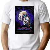 Terrifier 2 Little Pale Girl Art The Clown Alternative Horror Movie Poster T-Shirt for Men & Women, T-Shirts Graphic Tee - White