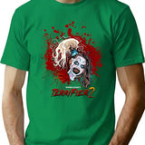 Terrifier 2 Little Pale Girl Art The Clown Horror Movie T-Shirt for Men & Women, T-Shirts Graphic Tee - Green