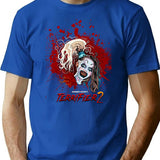 Terrifier 2 Little Pale Girl Art The Clown Horror Movie T-Shirt for Men & Women, T-Shirts Graphic Tee - Blue
