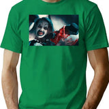 Terrifier 2 - Little Pale Girl Holding The Head Of Art The Clown T-Shirt for Men & Women, T-Shirts Graphic Tee - Green