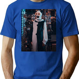 Terrifier 2 Logo (2) T-Shirt for Men & Women, T-Shirts Graphic Tee - Blue