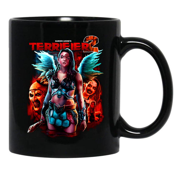 Terrifier 2 No Escape Black Coffee Mug, Gift Coffee Mug - Black