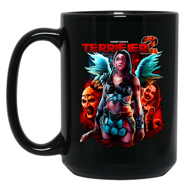 Terrifier 2 No Escape Black Coffee Mug, Gift Coffee Mug - Black