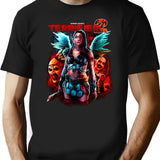 Terrifier 2 No Escape Premium Heavyweight Cotton T-Shirt - Black