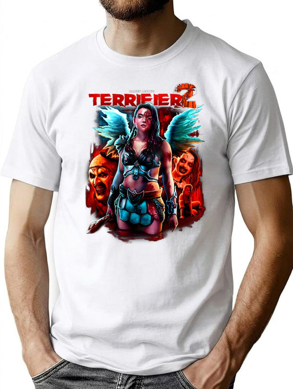 Terrifier 2 No Escape Premium Heavyweight Cotton T-Shirt - White