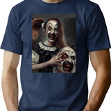 Terrifier 2- The Little Pale Girl Graphic T-Shirt for Men & Women, T-Shirts Graphic Tee - Navy