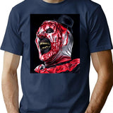Terrifier 2 (12) T-Shirt for Men & Women, T-Shirts Graphic Tee - Navy