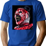 Terrifier 2 (12) T-Shirt for Men & Women, T-Shirts Graphic Tee - Blue