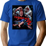 Terrifier 2 (16) T-Shirt for Men & Women, T-Shirts Graphic Tee - Blue