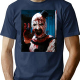 Terrifier 2 (7) T-Shirt for Men & Women, T-Shirts Graphic Tee - Navy