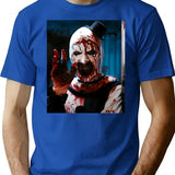Terrifier 2 (7) T-Shirt for Men & Women, T-Shirts Graphic Tee - Blue