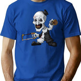 Terrifier 2 (8) T-Shirt for Men & Women, T-Shirts Graphic Tee - Blue