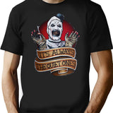 Terrifier 2T- T-Shirt for Men & Women, T-Shirts Graphic Tee - Black