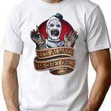 Terrifier 2T- T-Shirt for Men & Women, T-Shirts Graphic Tee - White