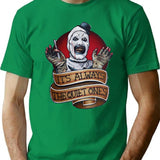 Terrifier 2T- T-Shirt for Men & Women, T-Shirts Graphic Tee - Green