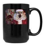 Terrifier 3 Art The Christmas Clown 688 Black Coffee Mug, Gift Coffee Mug