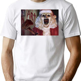 Terrifier 3 Art The Christmas Clown 688 Premium Heavyweight Cotton T-Shirt - White