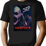 Terrifier 3 Art The Clown Movie Poster 70'S Style T-Shirt for Men & Women, T-Shirts Graphic Tee - Black