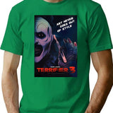 Terrifier 3 Art The Clown Movie Poster 70'S Style T-Shirt for Men & Women, T-Shirts Graphic Tee - Green