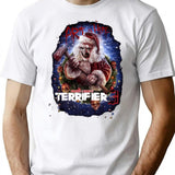 Terrifier 3 Art The Clown Movie T-Shirt for Men & Women, T-Shirts Graphic Tee - White