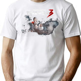 Terrifier 3 Art The Clown T-Shirt for Men & Women, T-Shirts Graphic Tee - White