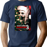 Terrifier 3 Christmas Clown T-Shirt for Men & Women, T-Shirts Graphic Tee - Navy