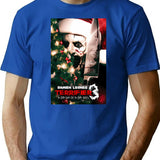 Terrifier 3 Christmas Clown T-Shirt for Men & Women, T-Shirts Graphic Tee - Blue