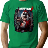 Terrifier 3 Christmas T-Shirt for Men & Women, T-Shirts Graphic Tee - Green