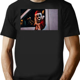 Terrifier 3 Horror Christmas Clown T-Shirt for Men & Women, T-Shirts Graphic Tee - Black