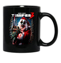 Terrifier 3 Merry Mayhem Black Coffee Mug, Gift Coffee Mug - Black