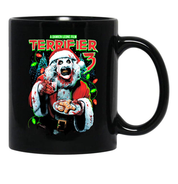 Terrifier 3 Milk and Carnage Black Coffee Mug, Gift Coffee Mug - Black