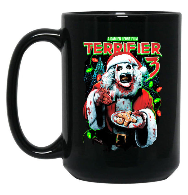 Terrifier 3 Milk and Carnage Black Coffee Mug, Gift Coffee Mug - Black