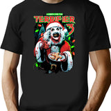 Terrifier 3 Milk and Carnage Premium Heavyweight Cotton T-Shirt - Black