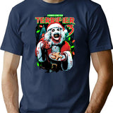 Terrifier 3 Milk and Carnage Premium Heavyweight Cotton T-Shirt - Navy