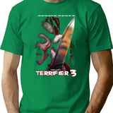 Terrifier 3 Movie Retro T-Shirt for Men & Women, T-Shirts Graphic Tee - Green