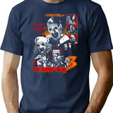 Terrifier 3 Movie T-Shirt for Men & Women, T-Shirts Graphic Tee - Navy