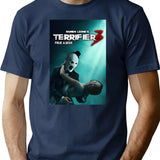 Terrifier 3 Poster Movie T-Shirt for Men & Women, T-Shirts Graphic Tee - Navy