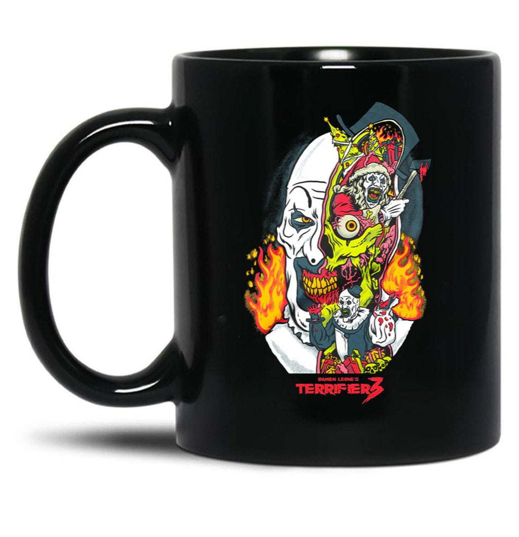 Terrifier 3 Season of Slaughter Black Coffee Mug, Gift Coffee Mug