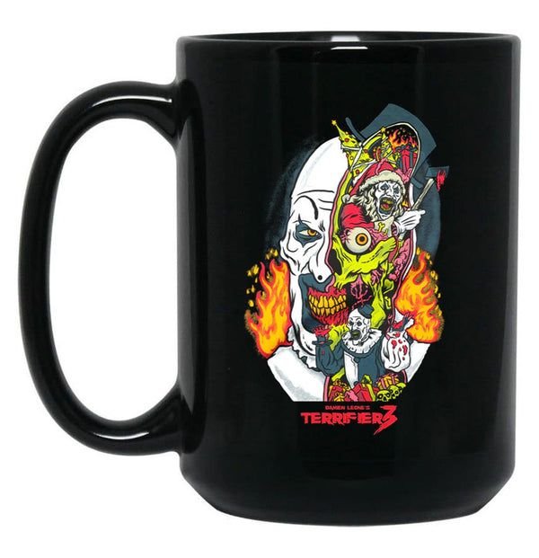 Terrifier 3 Season of Slaughter Black Coffee Mug, Gift Coffee Mug - Black