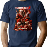 Terrifier 3 Vintage T-Shirt for Men & Women, T-Shirts Graphic Tee - Navy