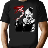 Terrifier 3 (12) T-Shirt for Men & Women, T-Shirts Graphic Tee - Black