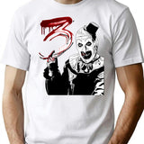 Terrifier 3 (12) T-Shirt for Men & Women, T-Shirts Graphic Tee - White