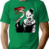 Terrifier 3 (12) T-Shirt for Men & Women, T-Shirts Graphic Tee - Green