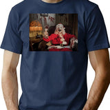Terrifier 3 (4) T-Shirt for Men & Women, T-Shirts Graphic Tee - Navy