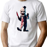 Terrifier 3 (5) T-Shirt for Men & Women, T-Shirts Graphic Tee - White